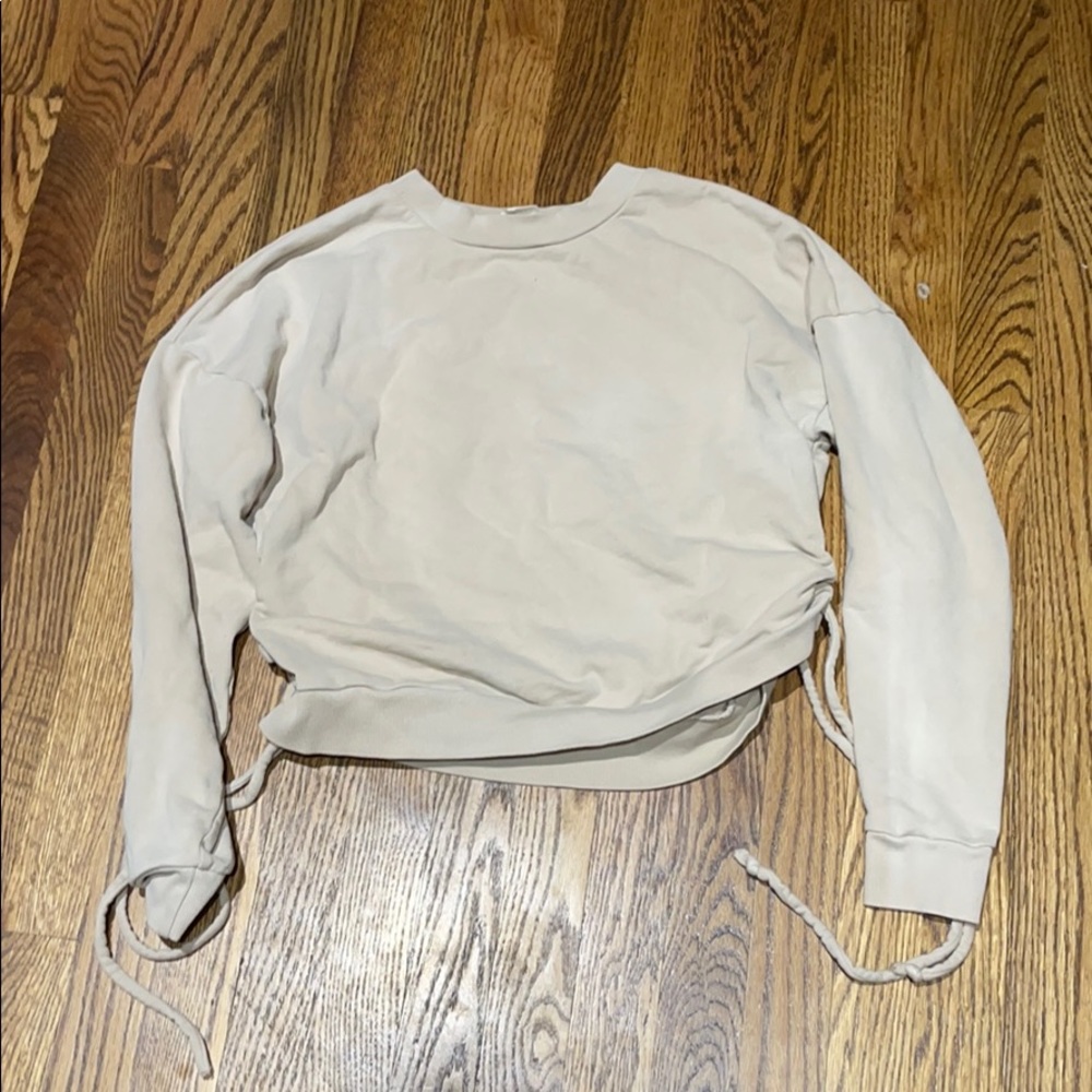 Year of ours sweatshirt with braided side detail